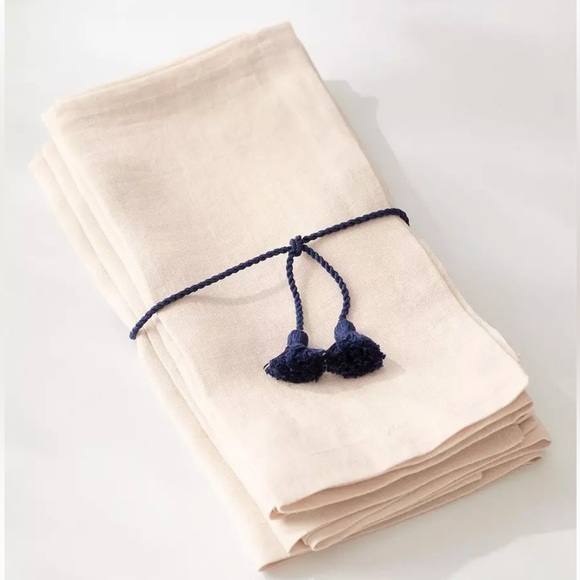 Serena & Lily Kitchen Serena And Lily Salento Napkins Set Of 4 Pink